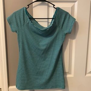 Medium, striped old navy blouse